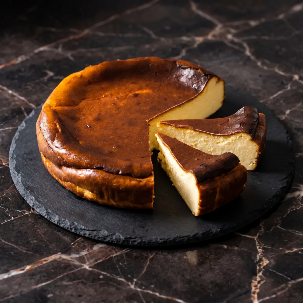 Burnt Basque Cheesecake (Mini Loaves, Maximum Drama)