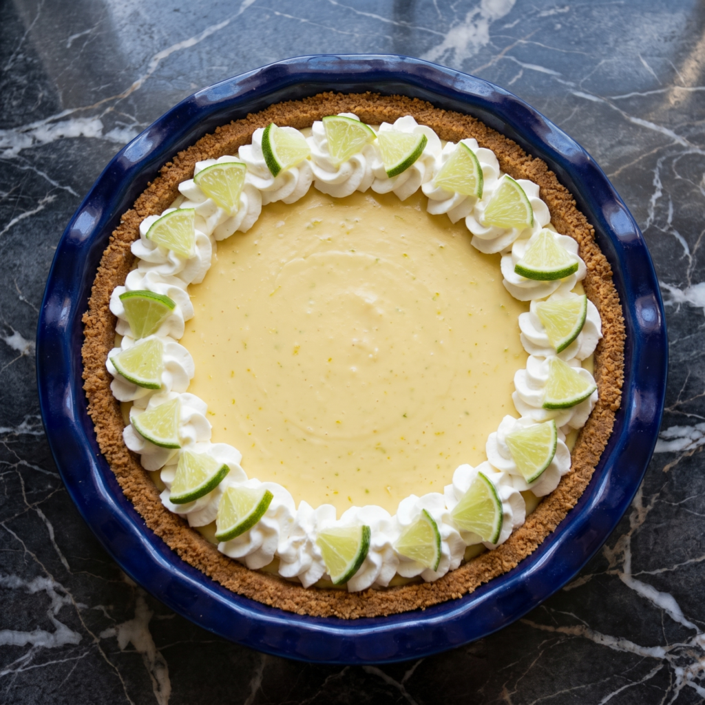 Key Lime Pie: Tart. Sweet. No-Bake. Florida in a Crust.