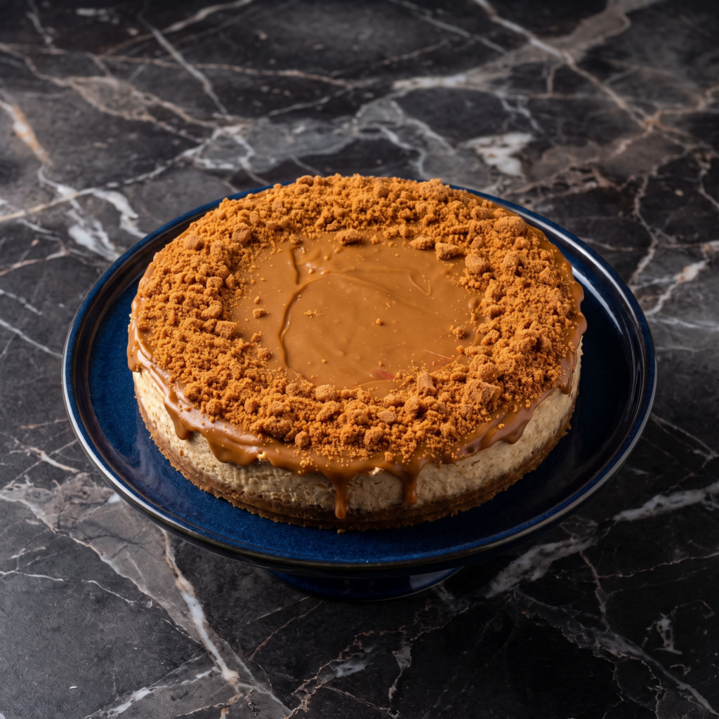No Bake Biscoff Cheesecake (Creamy, Caramelized, No Oven Required)