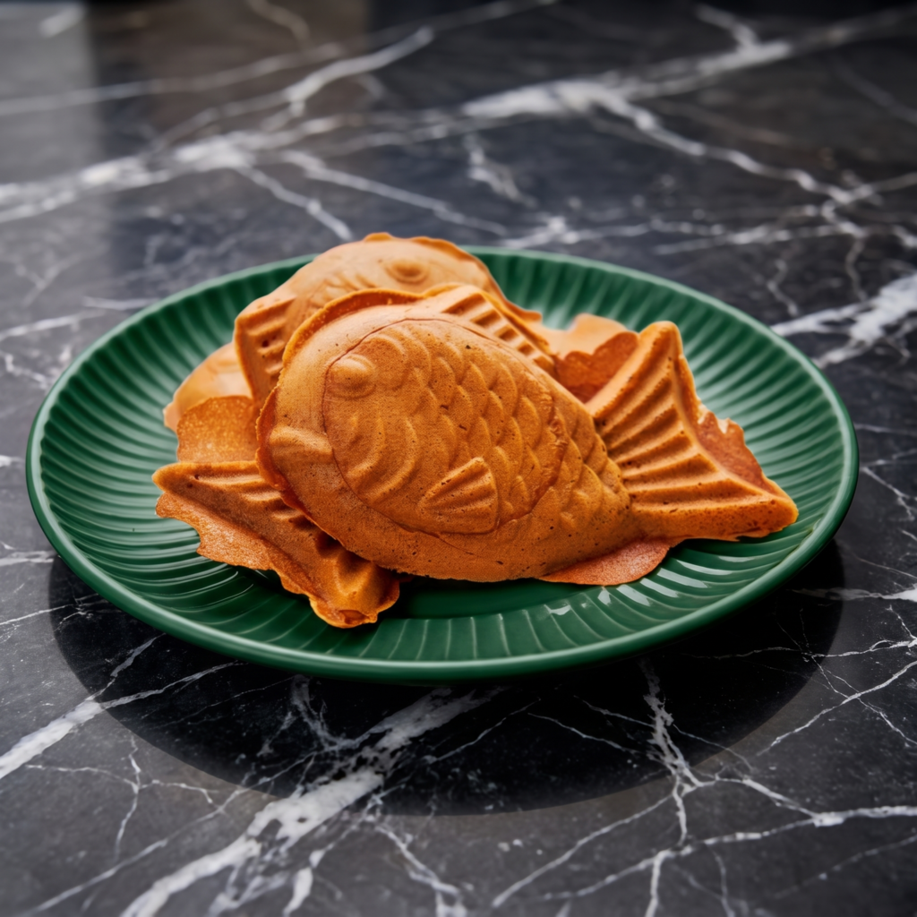 Bungeoppang (Korean Fish-Shaped Sweet Red Bean Pastry)