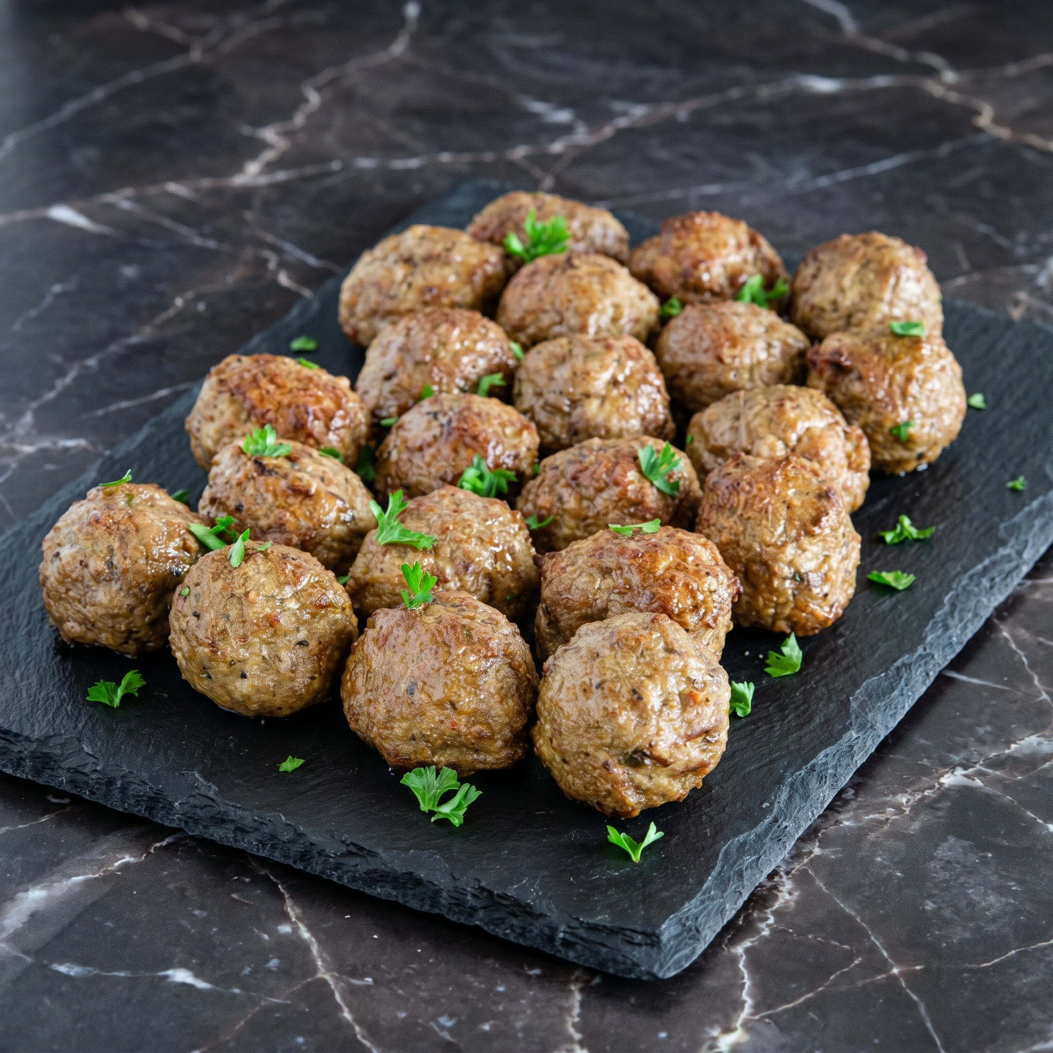 Baked Meatballs (Juicy, Golden & No Frying)