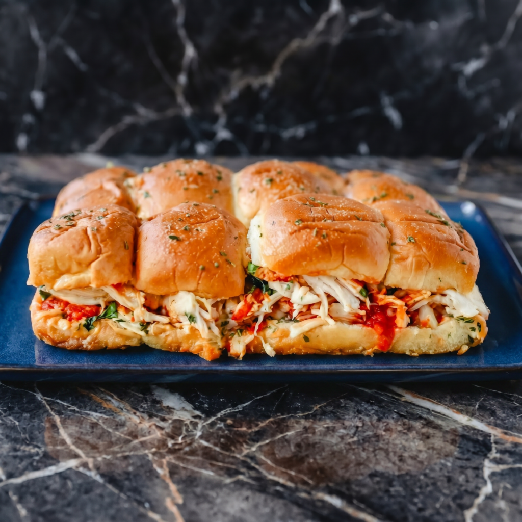 Chicken Parmesan Sliders (All the Flavor, None of the Fork)
