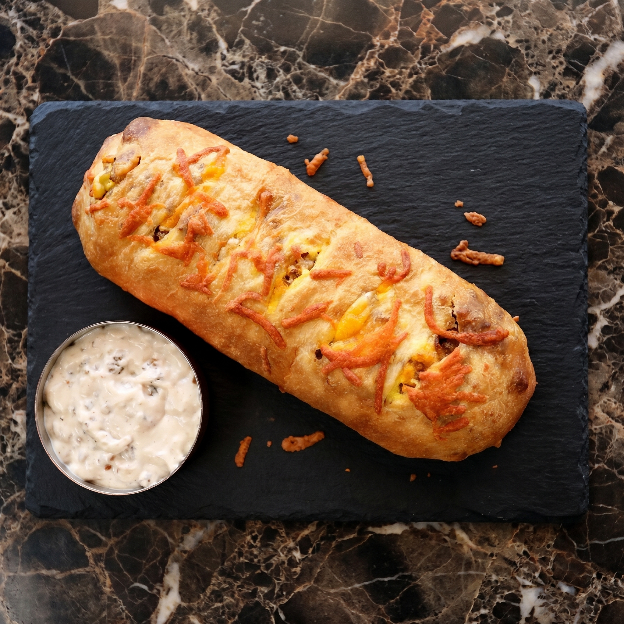 Breakfast Stromboli (Everything You Love About Breakfast, Rolled Up)