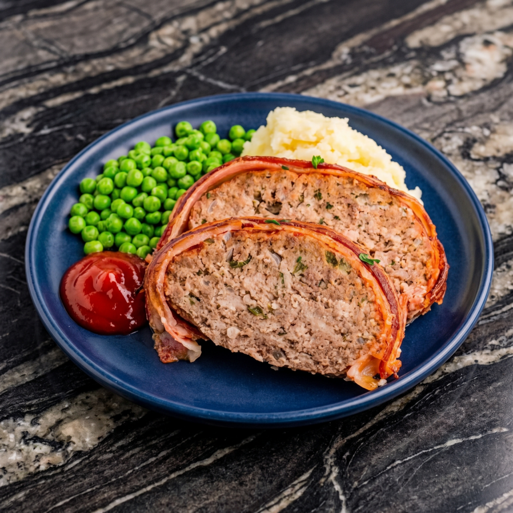 Bacon Wrapped Meatloaf (Juicy, Smoky, Glazed to Perfection)